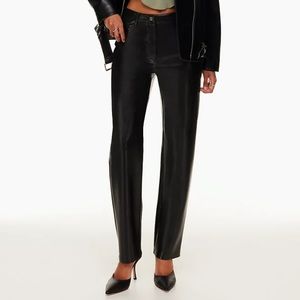 Wilfred Melina Black Vegan Leather Pants